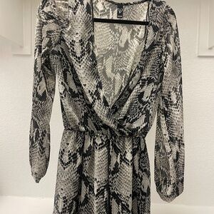 Windsor Snakeskin Romper